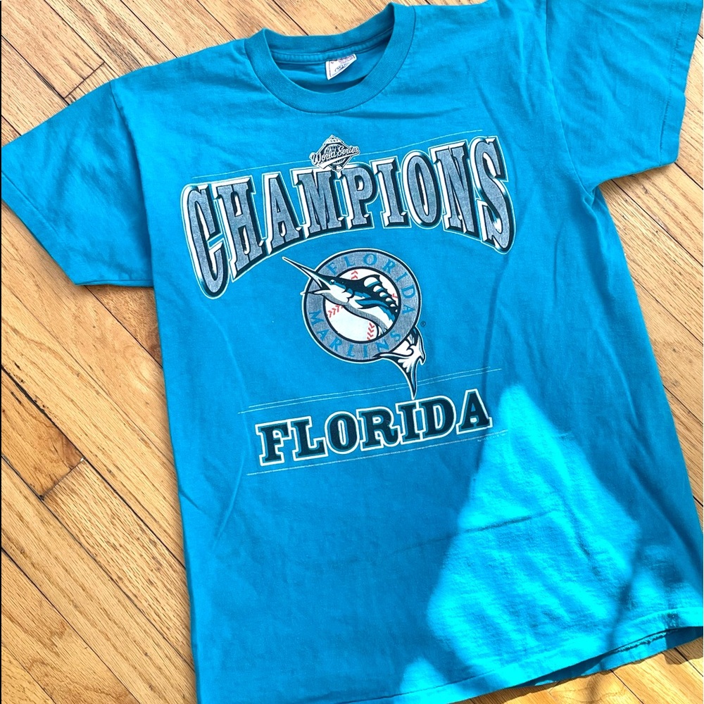 1997 Florida Marlins World Series Championship Shirt